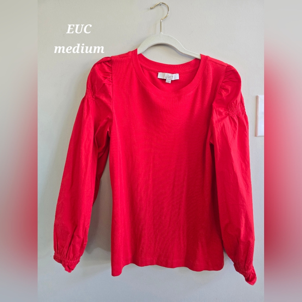 Loft Mixed Media Top
